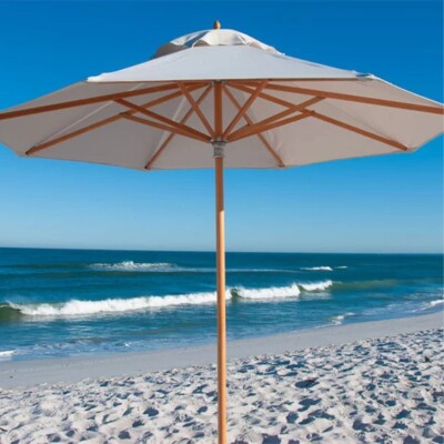 3m Round Ecru Montague Parasol (Excl Base 42kg)