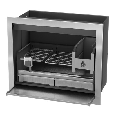 Pyro Full Wood Braai 3CR12 Steel 1000mm