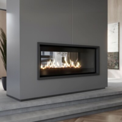 Pureview Horizon Full Glass Fireplace