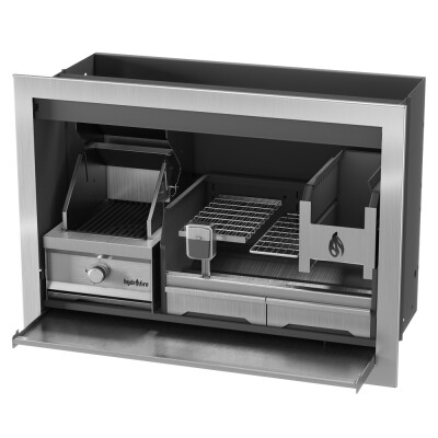 Pyro Dual Fuel Combo Braai