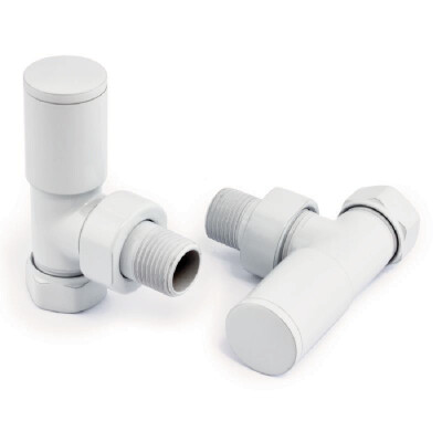 Half Inch Radiator Valves (White)