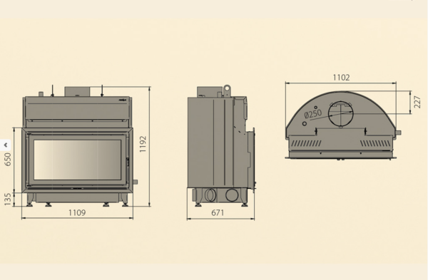 K100 - Boiler (With Black Glass)