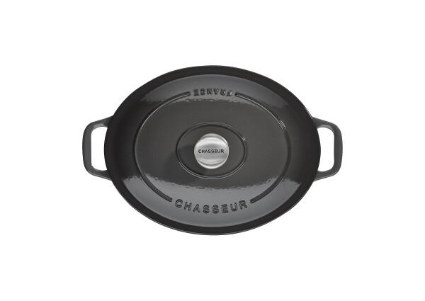 Chasseur Casserole Oval 33 - Caviar