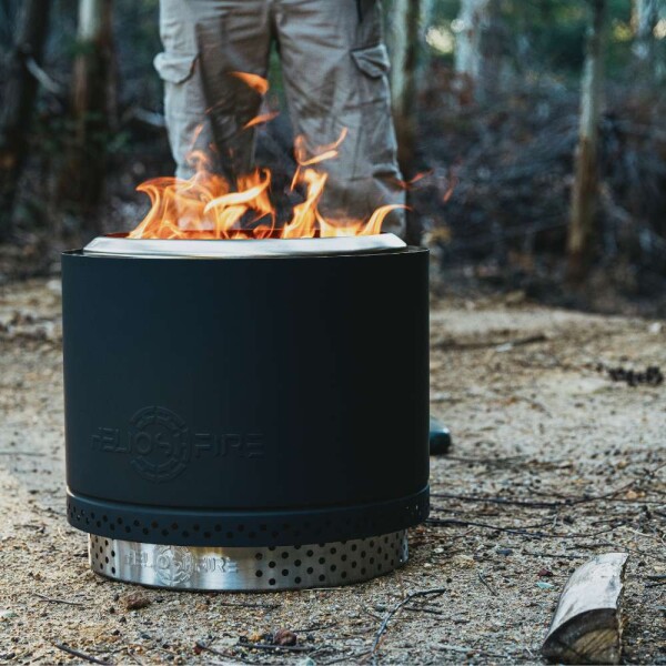 Eros Black -  Smokeless Fire Pit (Includes FREE carry bag)