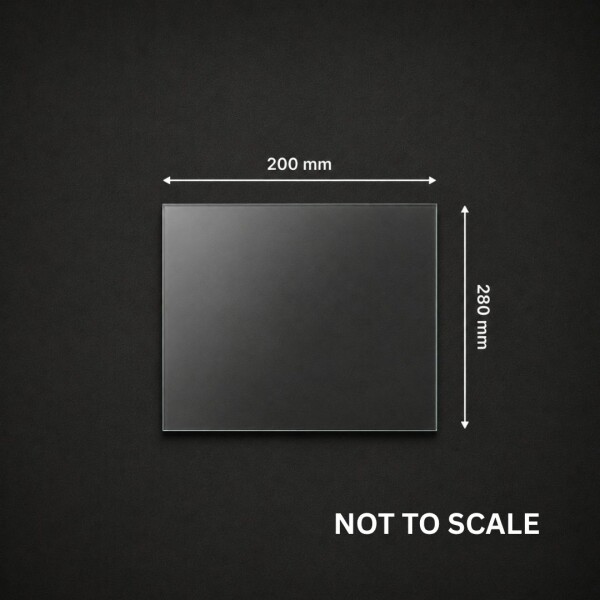 Spare Glass (200mm x 280mm) - Mega Max