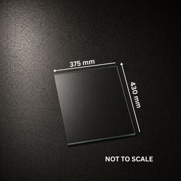 Spare Glass (375mm x 430mm) - Nero Lux