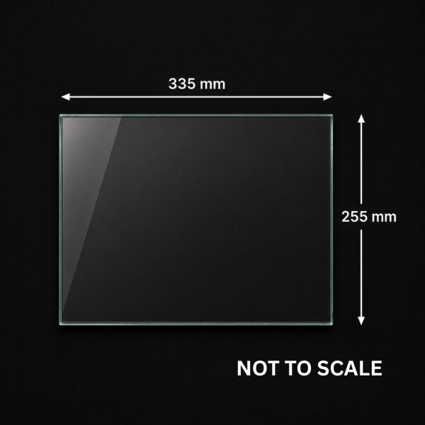 Spare Glass (335mm x 255mm) - Modena Vision side Glass