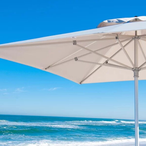2.5m Square Ecru St. James Parasol (Excl Base 42kg)