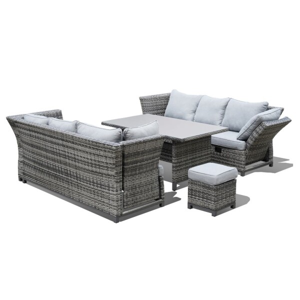 Versano Patio Lounge Set (Dark Grey)