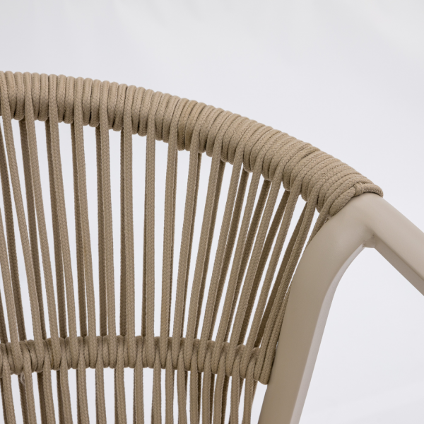 Coastal Weave Dining Chair (Beige)
