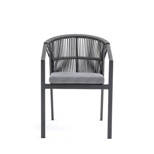 Coastal Weave Dining Chair (Anthracite)