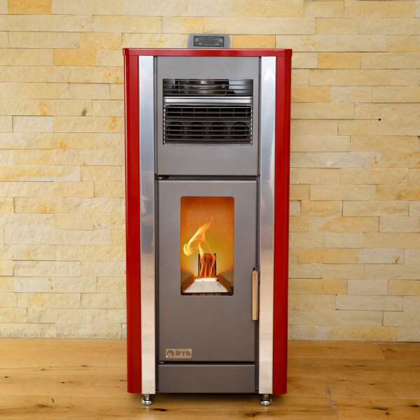Crystal Pellet Stove (Red)