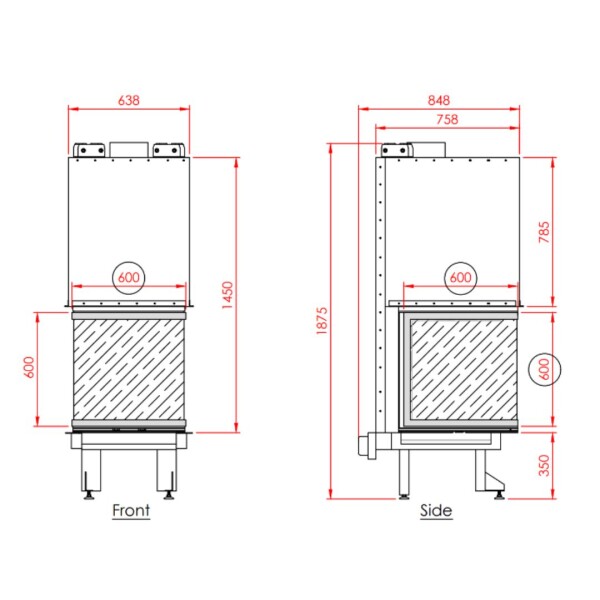 Pi Long 60x60x60 STD