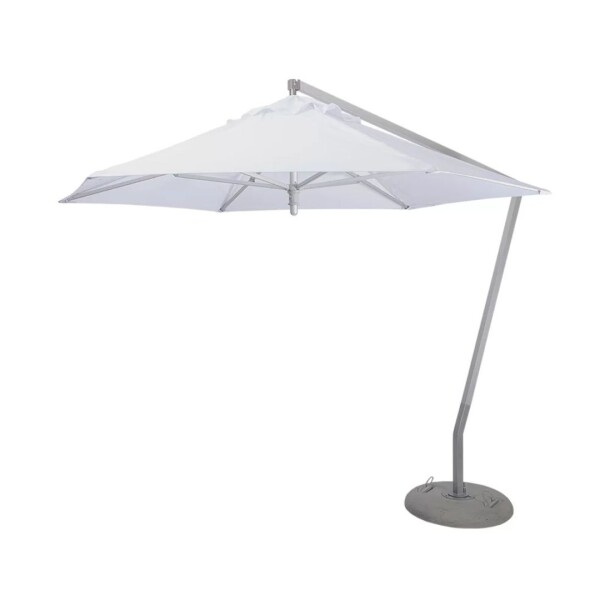 3m Round Ecru Cantilever Brittania Parasol (Incl Base 75kg)