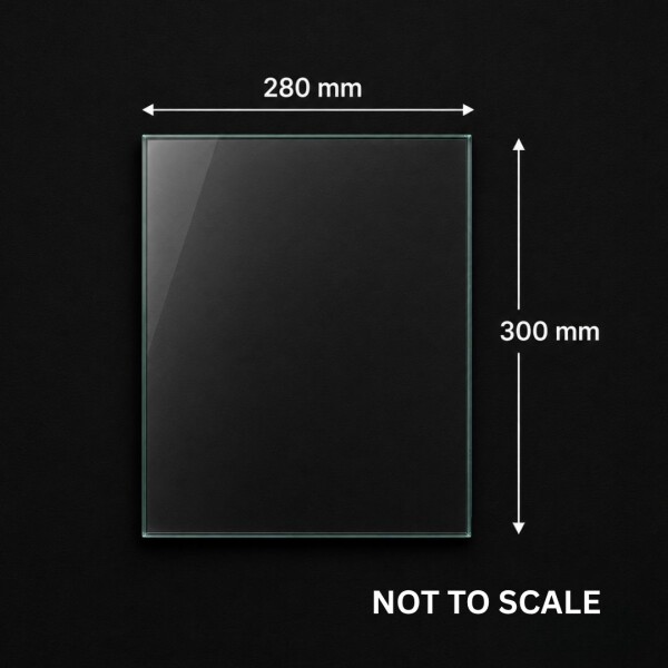 Spare Glass (280mm x 300mm) - Deluxe / Deluxe E