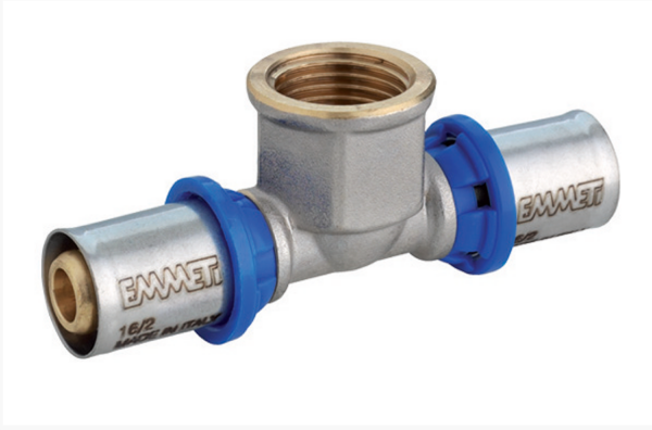 Intermediate Reducing F Tee 26mm x 26mm x 1/2