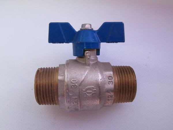 EVOL VALVE M-M STRAIGHT 3/4" BLUE BUTT