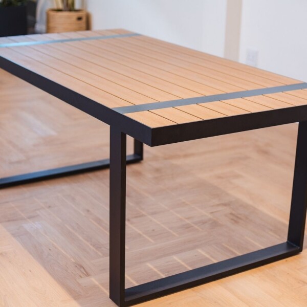 Atsi Dining Table (slate finish)