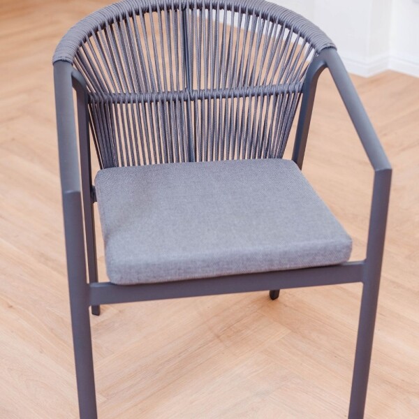 Coastal Weave Dining Chair (Anthracite)