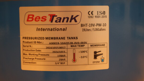 19L Heating Expansion Vessel