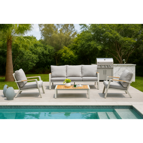 Salerno Rope & Teak Fusion Set