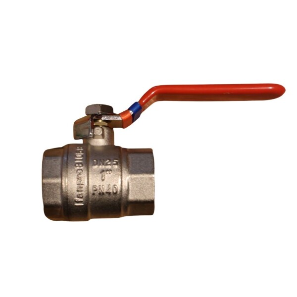 1" F-F Brass Ball Valve (Long Handle)