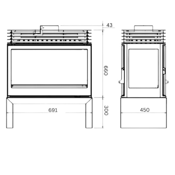 L71 Bavorov Four glass