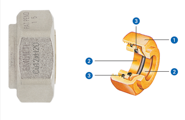 15mm Copper Monoblocco