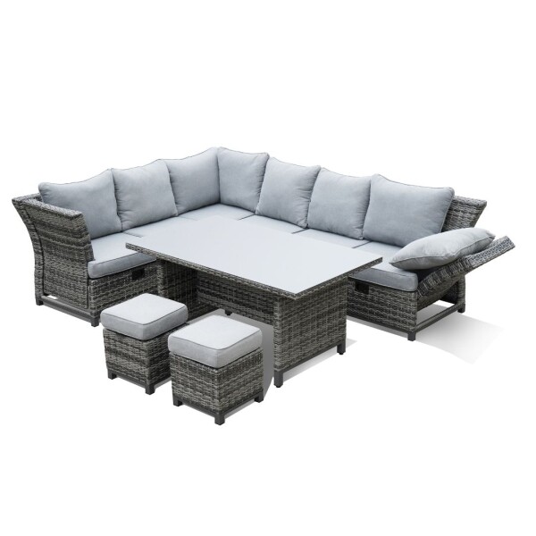 Versano Patio Lounge Set (Dark Grey)