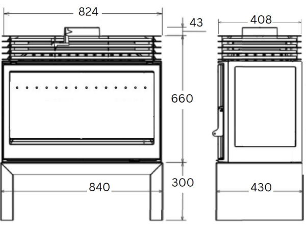 L91 LR Titan FS - Side Glass