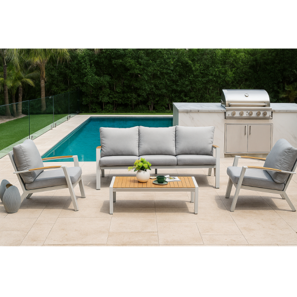 Salerno Rope & Teak Fusion Set