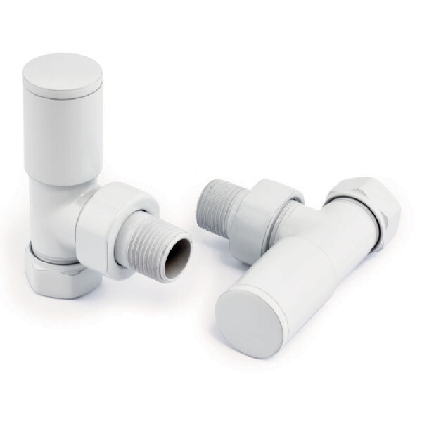 Half Inch Radiator Valves (White)